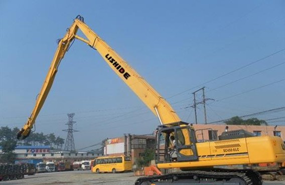 挖掘機拆樓臂、三段式加長臂、挖掘機拆樓臂廠家